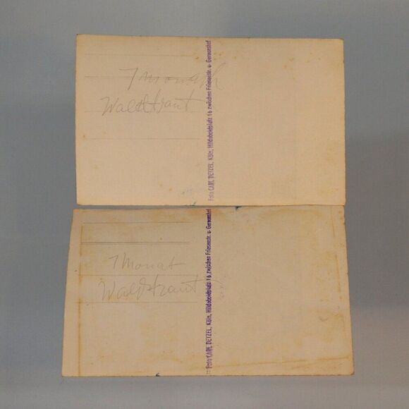 Grandma With Grandchild 2 Vintage Real Black And White Photos Koln Germany - Picture 6 of 6